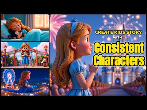 How to Design Consistent Characters for Kids Stories with AI | Easy & Fast Method!