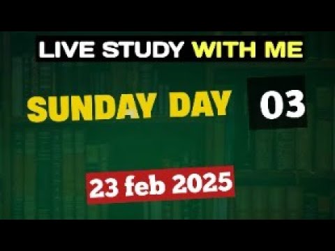 Live study with me