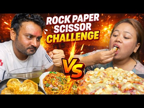 🤯Crazy Rock Paper Scissor Challenge Mukbang | Who Gets Last Bite?