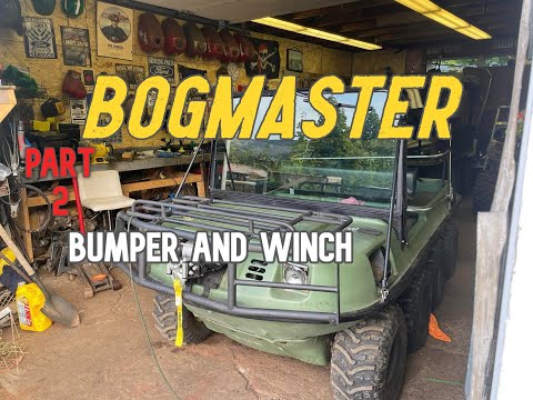 Argo Bogmaster Build Episode 2: Removable winch, bumper, windshield, canopy?