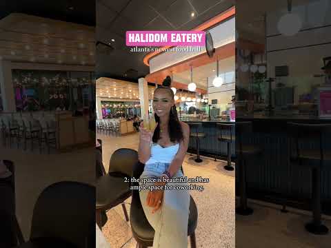 Halidom Eatery: New Food Hall in Atlanta #atlantafood #atlantafoodie #atlantarestaurants #atlanta