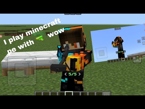 i play minecraft pe with guns  to 😁