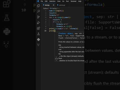 how to get the factorial of a number with python?                               #python #programming