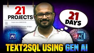 21 project 21 days | Building a Natural Language to SQL Generator