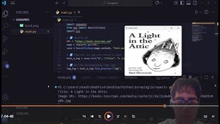 LEARNING PYTHON DAY 1!!!🐍🐍🐍 - BASIC WEB SCRAPER!!!🕷️🕸️ #python #softwaredeveloper #pythoncode