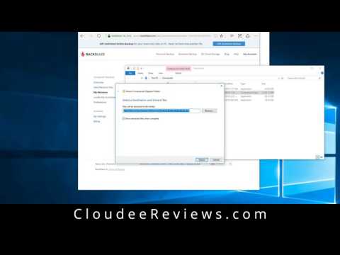 Backblaze Restore Test
