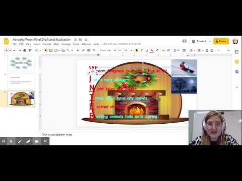 Acrostic Poem Final Draft and Illustration