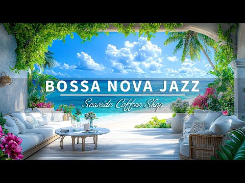 Maldives cafe space ☕ Bossa Nova sound and relaxing ocean waves for working, studying, relaxing