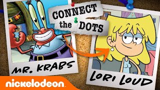 How to get from MR. KRABS to LORI LOUD! 📌 | Connect the Dots
