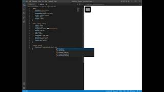 Menu Button Animation using HTML, CSS & JS in Tamil