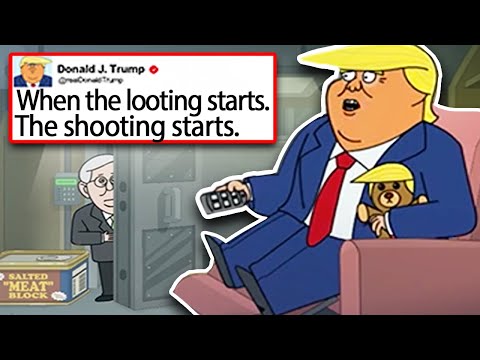 What Trump was doing in the bunker | Rap Cartoon