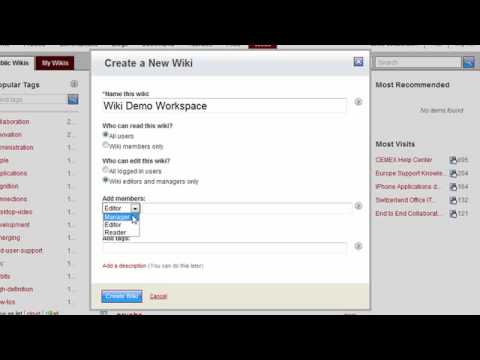 Wiki - Creating Your Wiki
