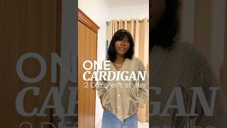 GRWM - One Cardigan, 2 different styles. #simplefashion #modestfastion #ootd #shorts #personal