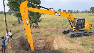 Purchasing My New JCB 245 LR Excavator First time Well digging work and Performance | Jcb video