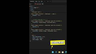 “No JavaScript Menu That Shocks You😱” | #nojavascript #css #html #menu #webdesign #frontend #navbar