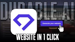 DURABLE AI WEBSITE BUILDER REVIEW 2025 + TUTORIAL BUILD A WEBSITE IN 30 SECONDS