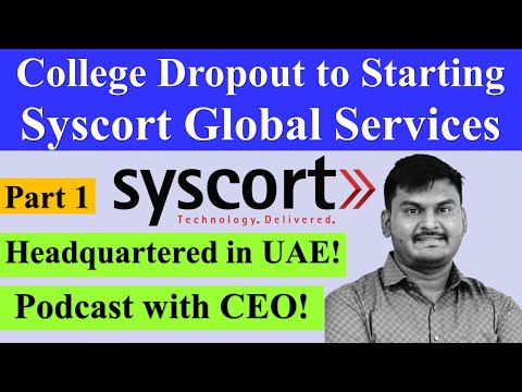 College DROPOUT to Starting an IT Company! Mr. Ajinkya Kalantri from Syscort #itjobs PART 1 #podcast