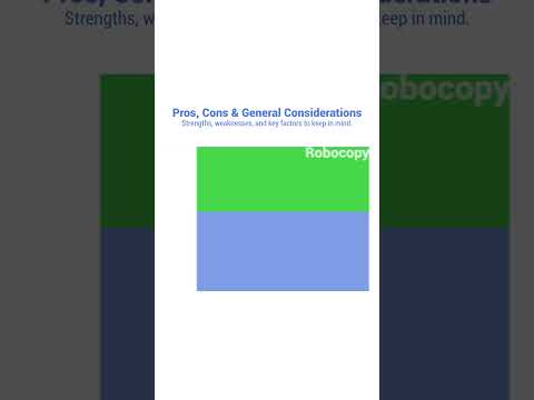 Xcopy vs Robocopy: A Detailed Pros and Cons Analysis #windows #externalharddrive #storagespace