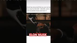 Meet The Future: Elon Musks Revolutionary New Robot For Sale #robotrevolution #robotictech #robot