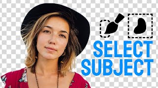 Photopea Quick & Object Selection | Remove Background by Select Subject
