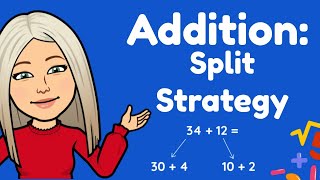 Mini Maths Tutorial: 2 Digit Addition using the Split Strategy/ Partitioning Strategy (Year 2)