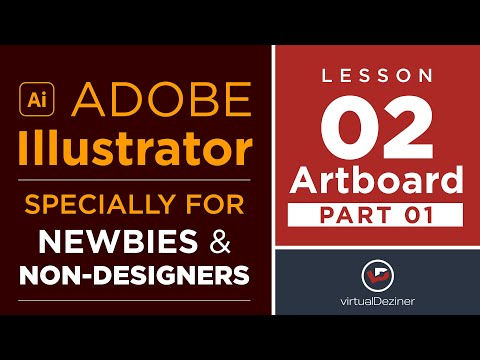 Adobe Illustrator | Tutorial | For Beginners | Artboard | Lesson 01 | Part 01