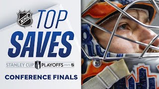 Top 10 NHL Saves of the Conference Finals | 2025 Stanley Cup Playoffs