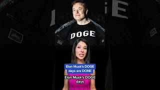Elon Musk's DOGE days are done