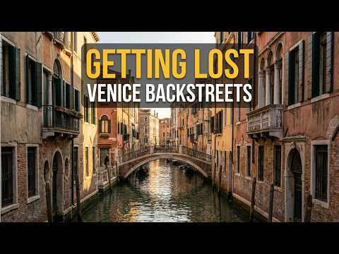 Getting Lost in Venice 4K HDR | Backstreets Walk from St Mark’s Square | Real Sound (4/7)
