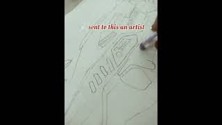 sent to this an artist #art #techmeetsart #painting