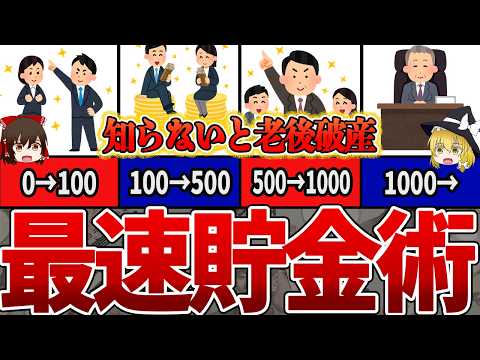 【ゆっくり解説】貯金の壁【最速・最短】突破法・100万・500万・1000万