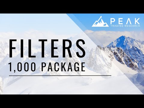Peak Filters | 1,000 Package 📈