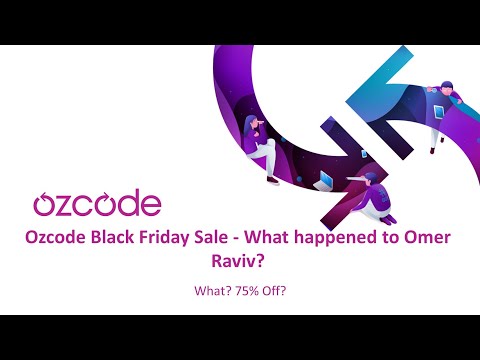 Ozcode Black Friday Sale - What happened to Omer Raviv?
