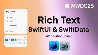 Rich Text in SwiftUI with AttributedString | SwiftData | WWDC 2025 | TextEditor | Note App Tutorial