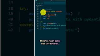 Parse like a Python pro, use Pydantic #programming #coding #python #pydantic