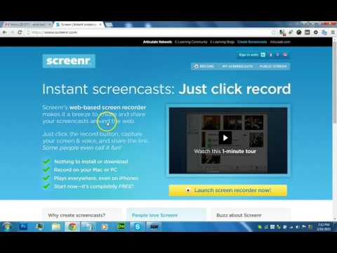 Screenr Free Online screen Recorder for Windows as well as Mac
