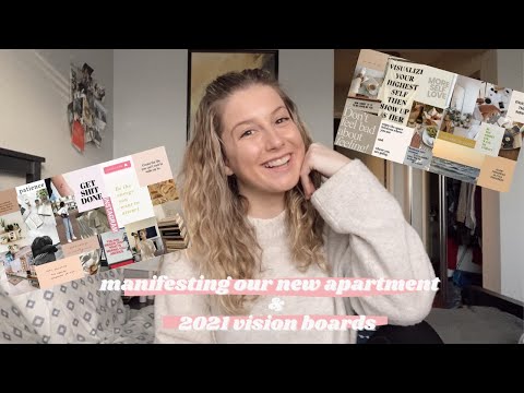 WE'RE MOVING: 2021 vision boarding & manifesting a new apartment!