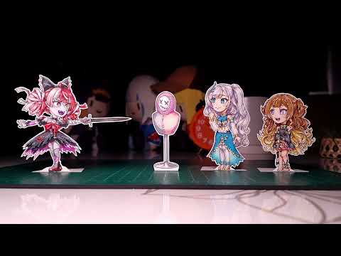 Ollie Flexes Her Swordsmanship - Cutout Animation