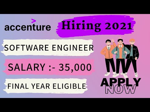 ACCENTURE HIRING 2021 | FINAL YEAR ELIGIBLE | LATEST JOB 2021