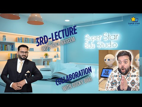 "Robot Ki Kahani, Ducky Bhai Ki Zubani!" with IBN E NASEEM lec#3