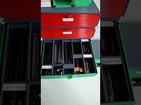 This was essential to organizing my office. #3dprinting #organization #diy