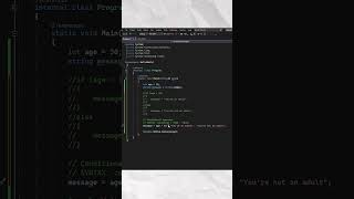 C# Dotnet Quick Tips #CSharp #TamilProgramming #shortstutorial #shorts #dotnet
