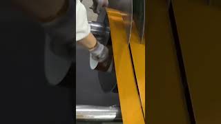 copper sheets cut and rolled smoothly into perfect form with powerful machinery.