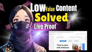 AdSense Low Value Content Fix – AI Content Approval Tips 2025