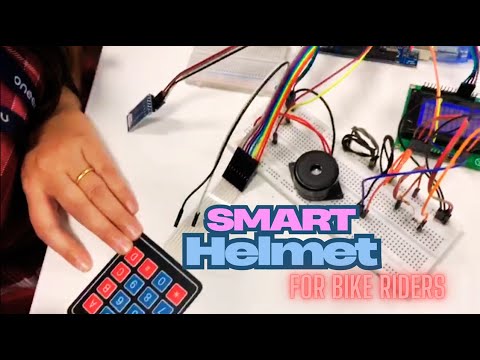 Smart Helmet for Bike Riders - Password Protected Invention