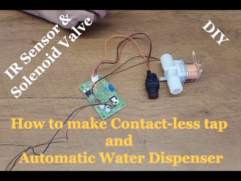 How to make automatic water tap and automatic water dispenser