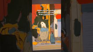 When you can draw the person but not the background #art #artist #drawing #sketch #illustration