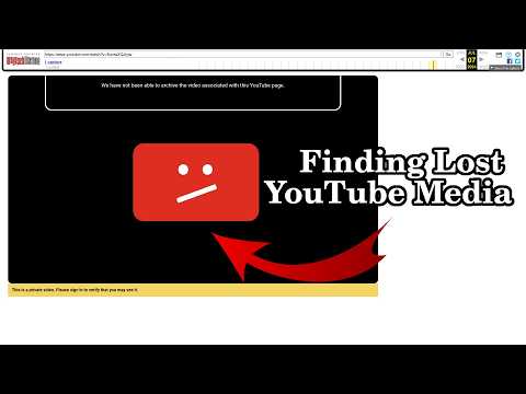 How to Find Lost YouTube Media
