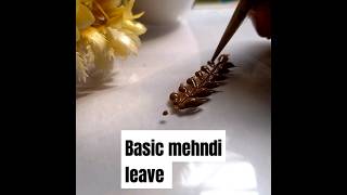 Basic mehndi levels for beginners 💕💕 tutorial mehandi #shots #mehandiart #mehanditutorials