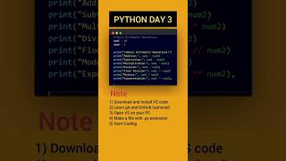 Python Programming Day 3 | Arithmetic Operators | CodeWithBismillah #pythonlearning #shorts
